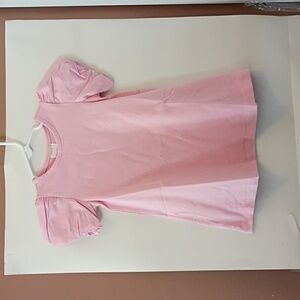 Pink Puff Sleeve Dress